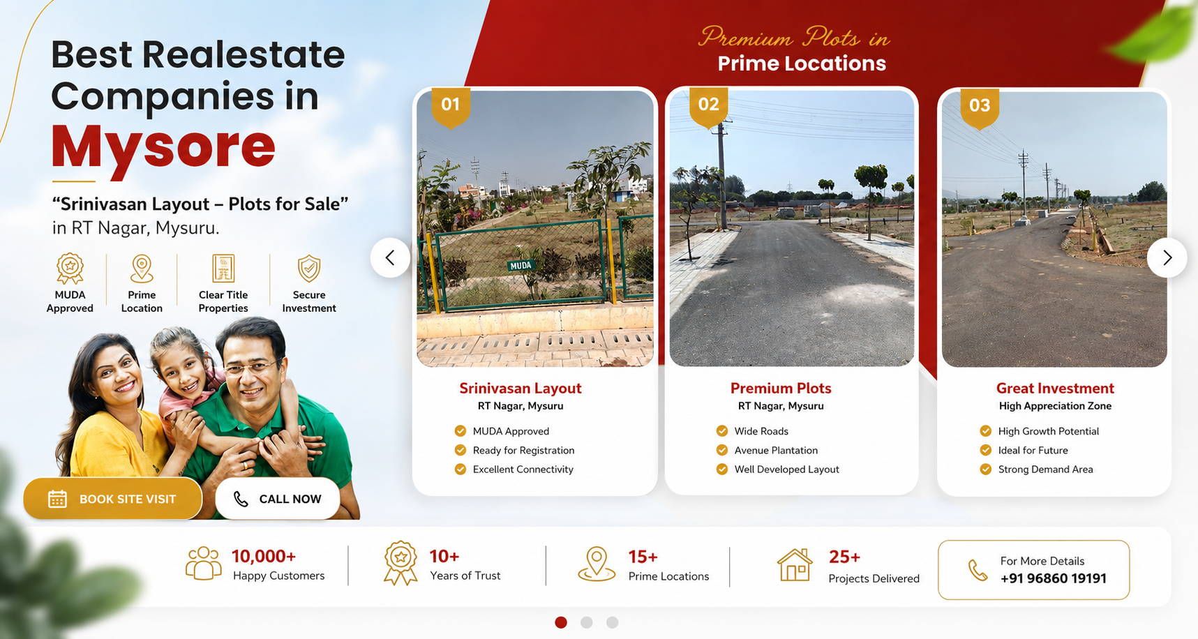 G9 Projects premium plots banner