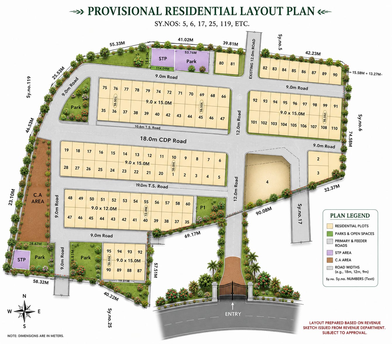 Vrindavan Layout Plan